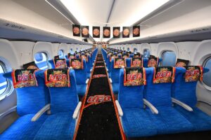 あのCMが現実に?! 日清焼そばU.F.O.を車内で食べられる新幹線「ソースエクスプレス」運行！