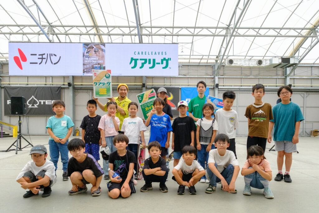中山楓奈選手が伝えた挑戦の楽しさ、親子で学ぶスケートボードと正しいキズケアの大切さ